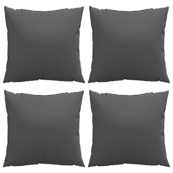 Soffkuddar 4 st antracit 40x40 cm tyg