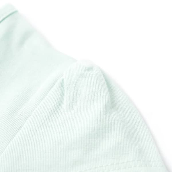 T-shirt för barn ljus mintgrön 92
