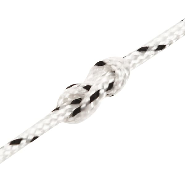 Båtlina flätad vit 2 mm x 500 m polyester