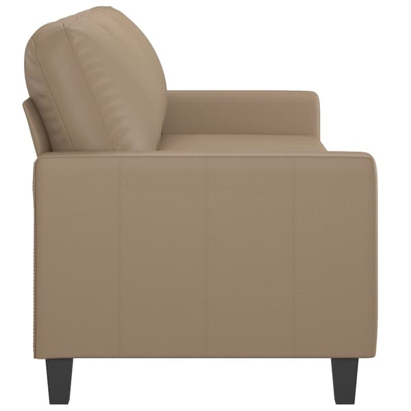 3-sitssoffa cappuccino 180 cm konstläder