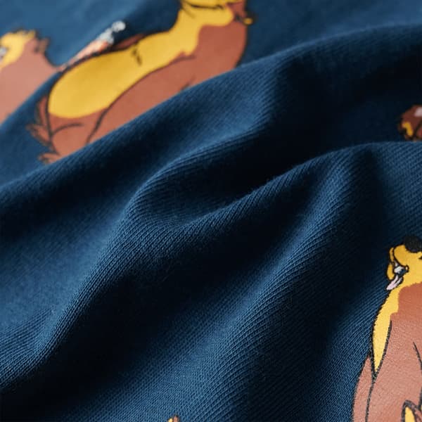 Pyjamas för barn jeansblå 104
