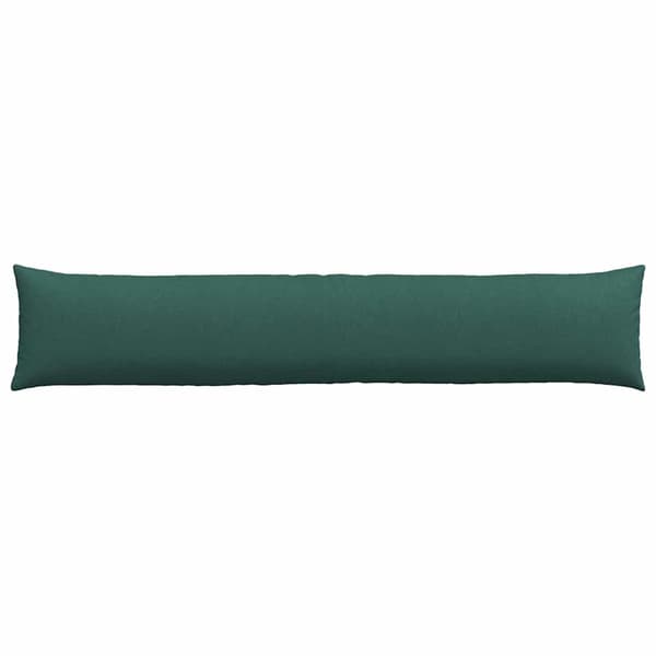 Sofakuddar 2 pcs Mörkgrön 200 x 40 cm tyg