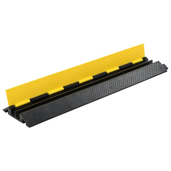 Kabelskydd 2 st 2 kanaler gummi 101,5 cm