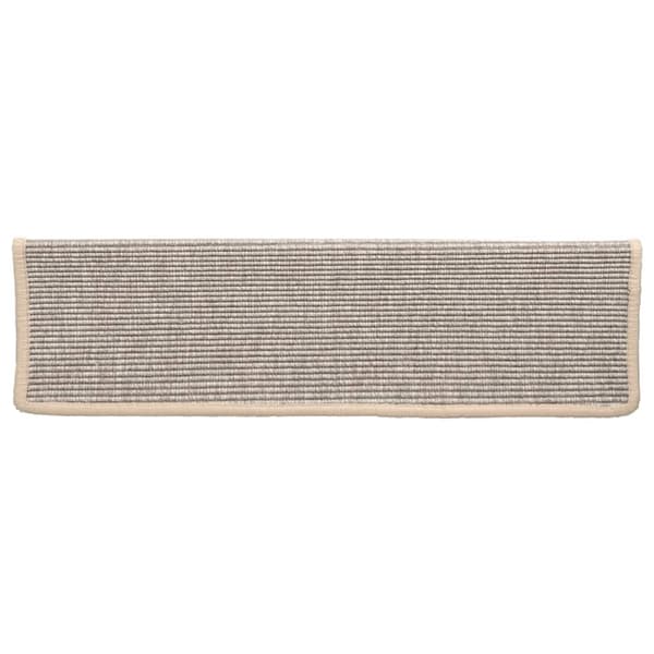 Trappmattor 15 st 65x21x4 cm silverfärgade rektangulära kanter