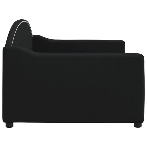 Dagbädd svart 90x200 cm tyg