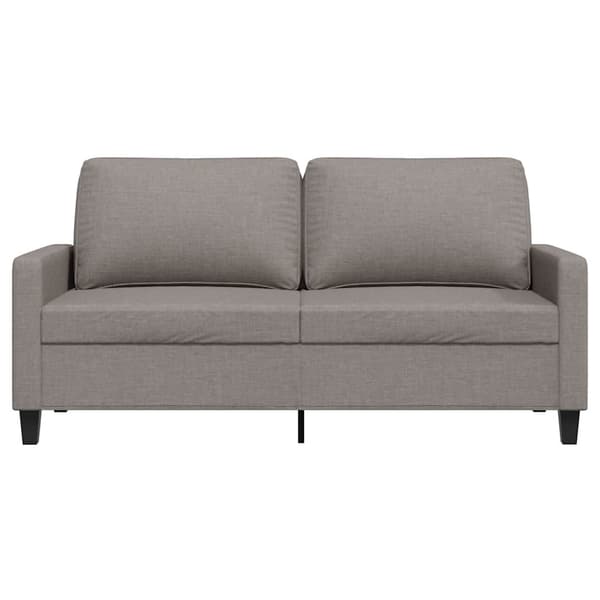 2-sitssoffa taupe 140 cm tyg