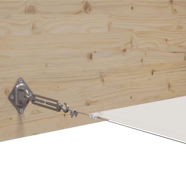 Markis vertikal vit 140x600 cm oxfordtyg