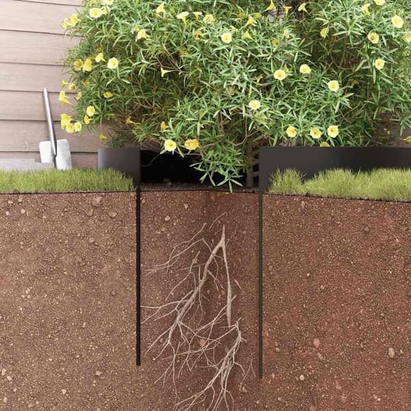 Rotspärr Svart 0,7 x 15 m polyeten