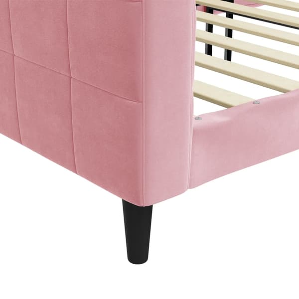 Dagbädd rosa 100x200 cm sammet