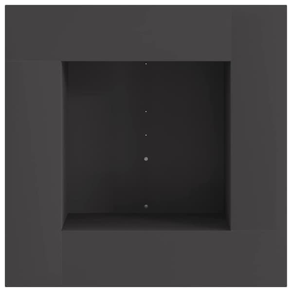 Eldstad Svart 60 x 60 x 30 cm Stål