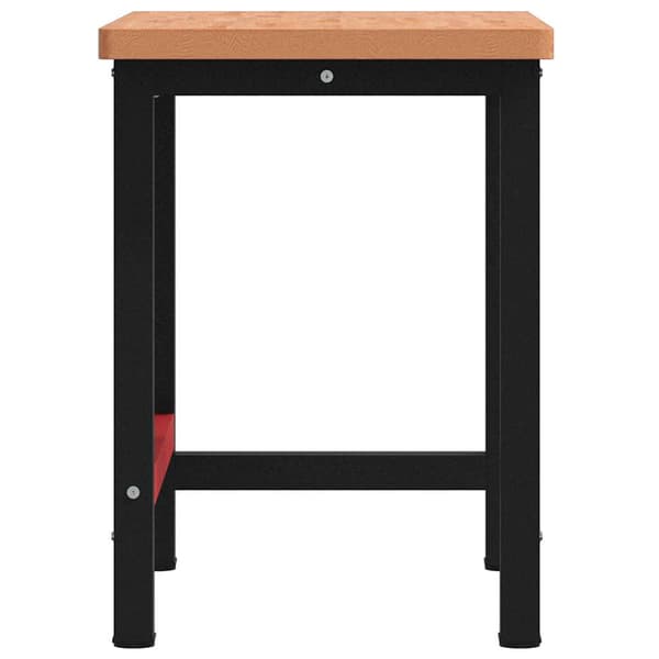 Arbetsbänk 100x60x83 cm massiv bok rektangulär