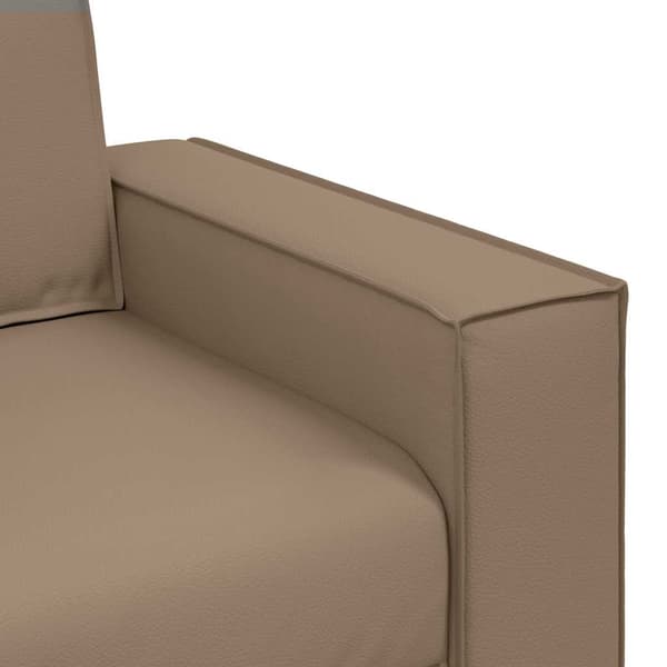 Tvåsitssoffa Cappuccino 180 cm Konstläder