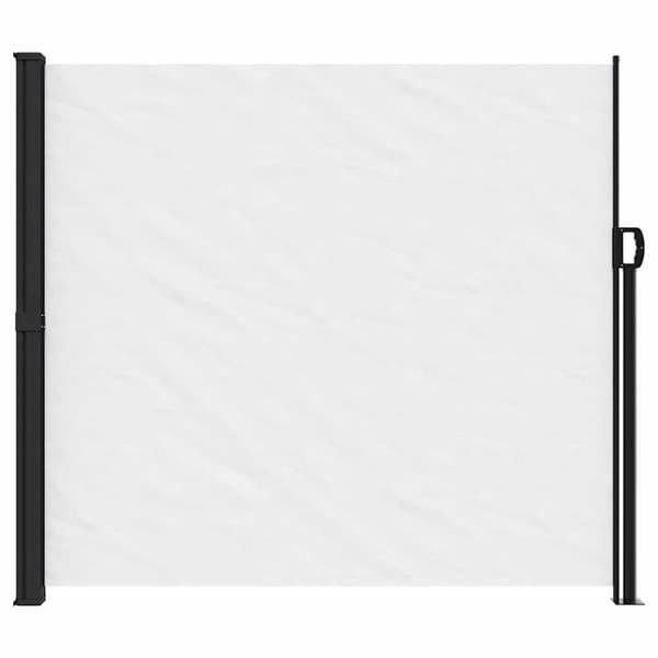Infällbar sidomarkis vit 180x600 cm