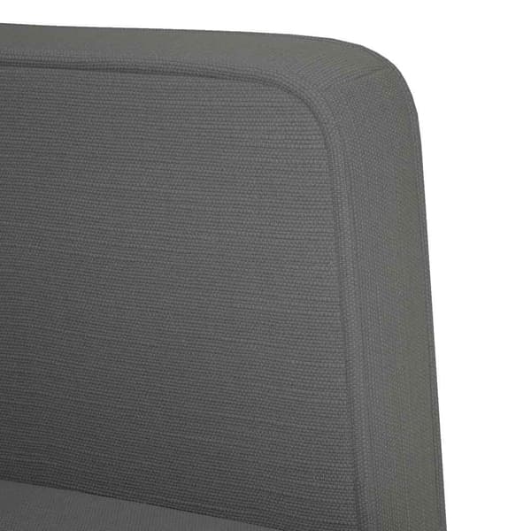 Loveseat soffa mörkgrå 111 cm tyg