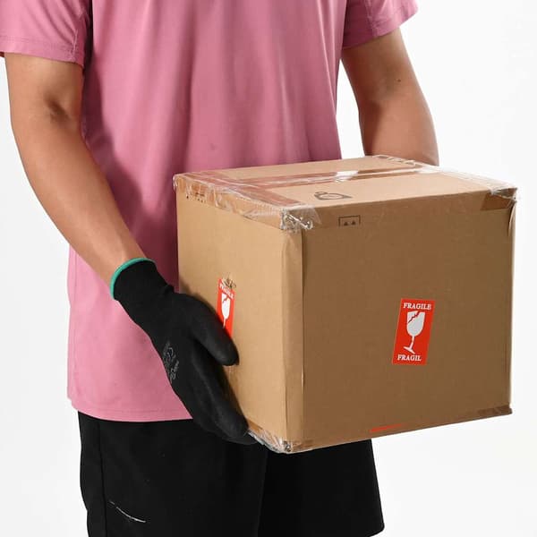 Arbetshandskar 12 pcs Svart 11 / XXL Polyester