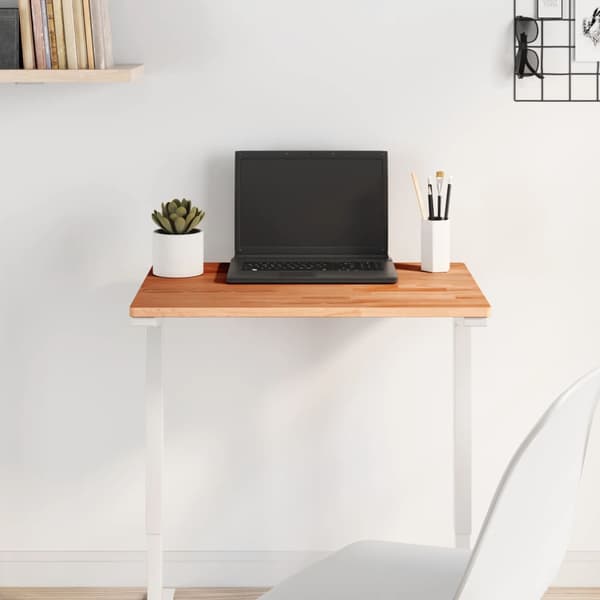Bordsskiva 60x40x1,5 cm rektangulär massivt bokträ