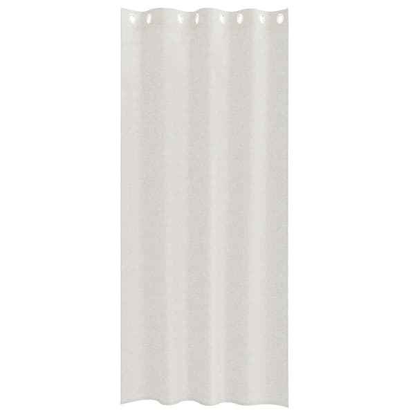 Voile Gardin 2 st Kräm 225 x 140 cm Polyester