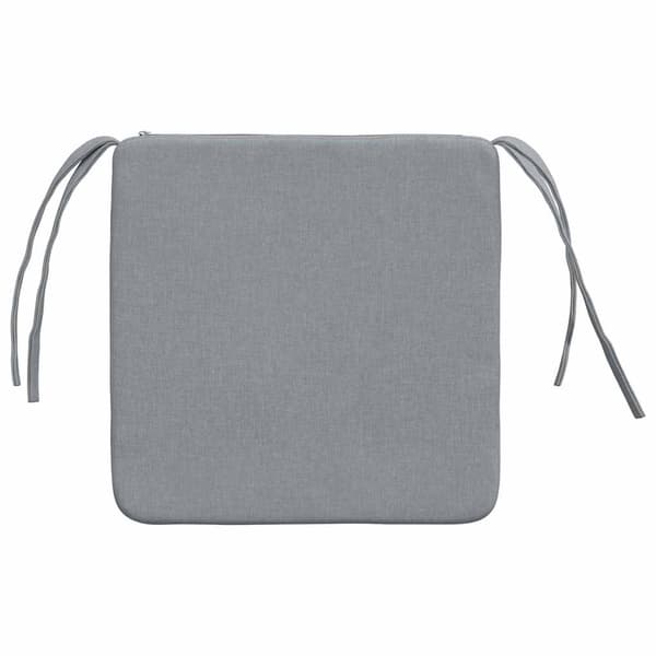 Sittkuddar 4 pcs Ljusgrå 40 x 40 x 3 cm tyg