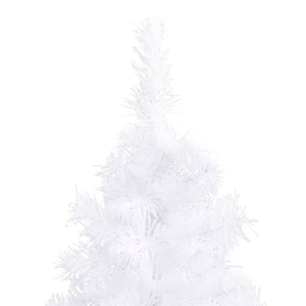 Plastgran för hörn vit 240 cm PVC