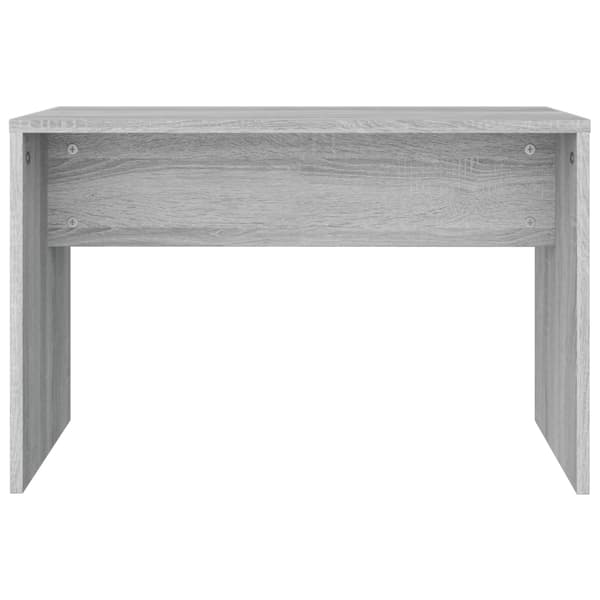 Sminkbord set grå sonoma 86,5x35x136 cm