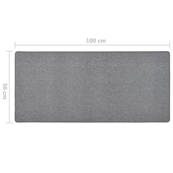 Gångmatta mörkgrå 50x100 cm
