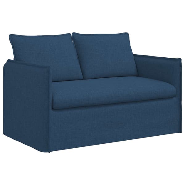 Soffset 2 pcs Blå 136 x 82 x 85 cm Tyg