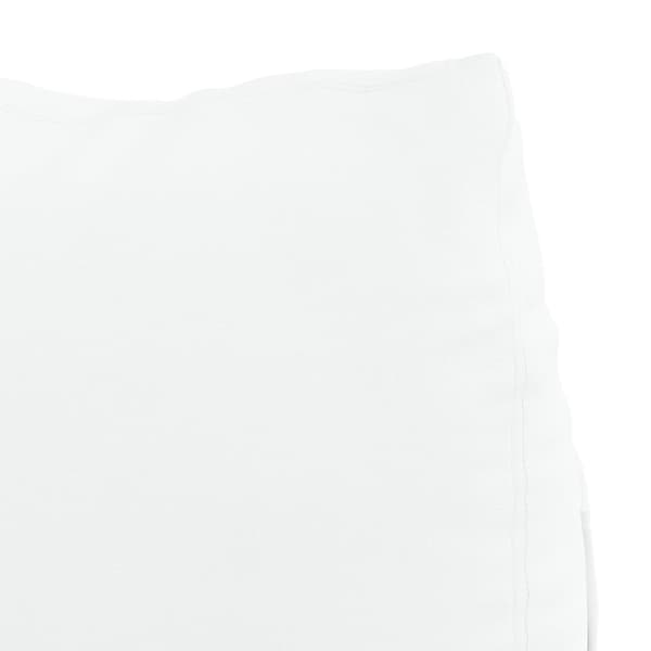 Ryggkudde Vit 45 x 20 x 35 cm tyg
