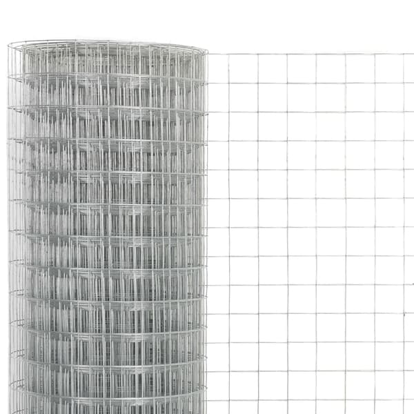 Hönsnät galvaniserat stål 10x0,5 m silver