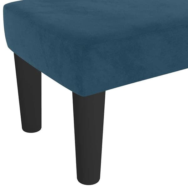 Bänk mörkgrå 70x30x30 cm sammet