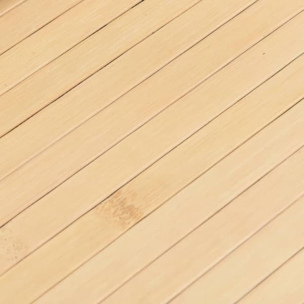 Matta rektangulär ljus naturlig 80x200 cm bambu