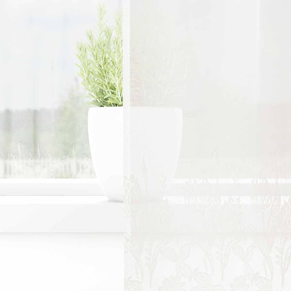 Spetsgardin Vit 80 x 300 cm Polyester