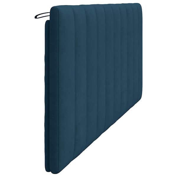 Headboard Cushion "Hanko" Blue 200 cm Velvet