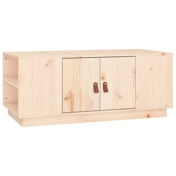 Soffbord 100x50x41 cm massivt furu