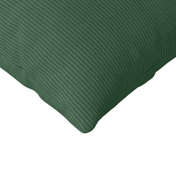 Sofakuddar 2 pcs Mörkgrön 120 x 40 cm Kordread tyg