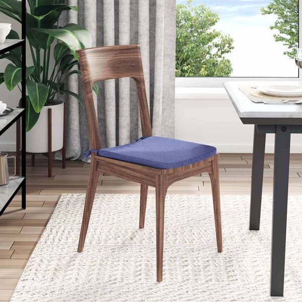 Sittkuddar 4 pcs Jeansblå 40 x 40 x 3 cm tyg