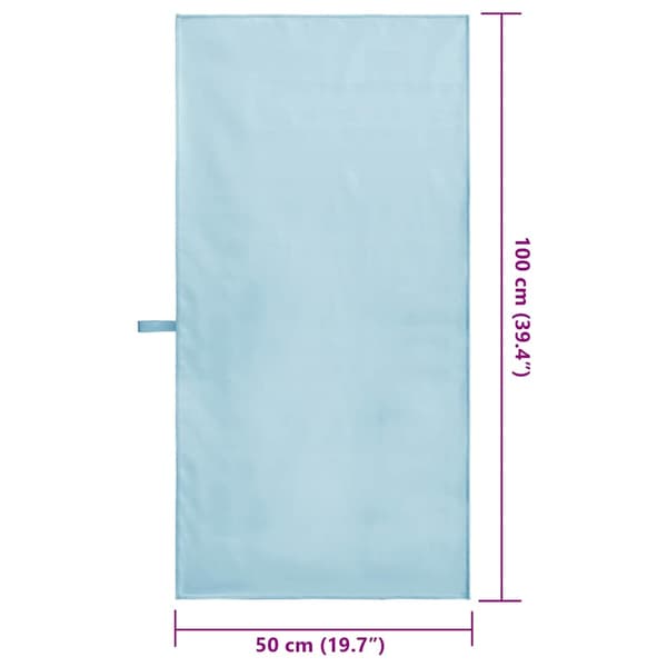 Sporthanddukar 2 st Blå 100 x 50 cm