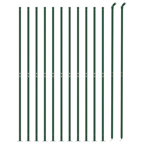 Stängsel med stolpsko grön 2,2x25 m