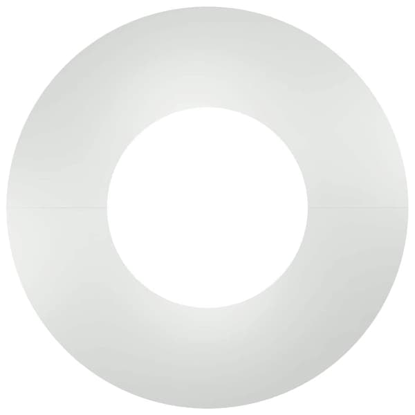 lämplig för Flat trädring Silver Ø30 / 60 cm Galvaniserat stål