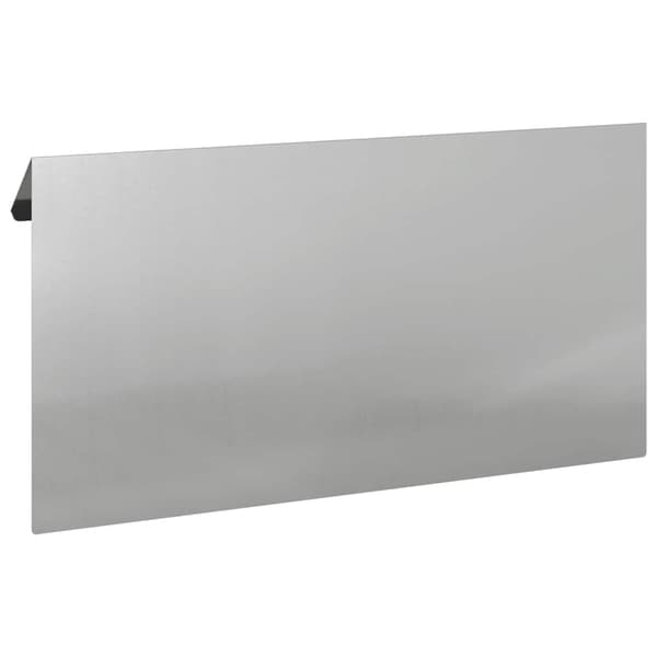 Snigelfence 4 pcs 50 x 3,5 x 25 cm Galvaniserat Stål Silver