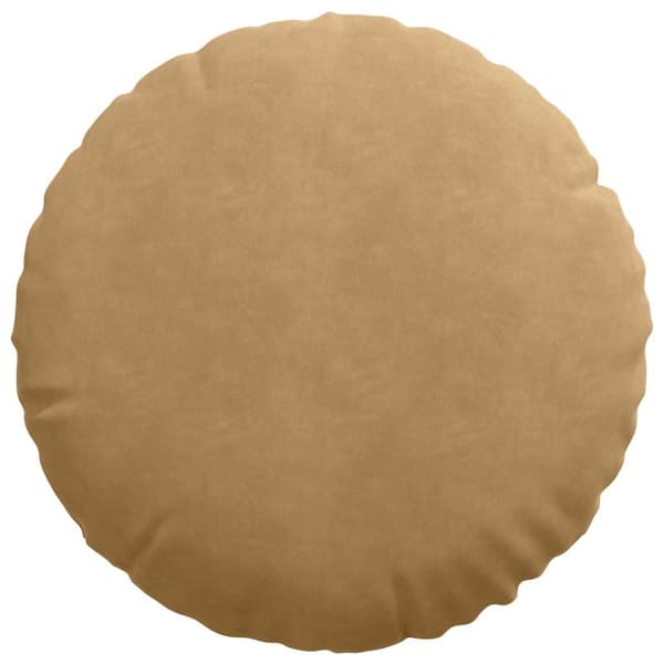 Sittkuddar 2 pcs Brun Ø50 x 19 cm Sammet