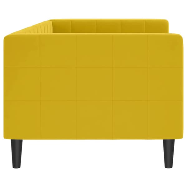 Dagbädd gul 80x200 cm sammet