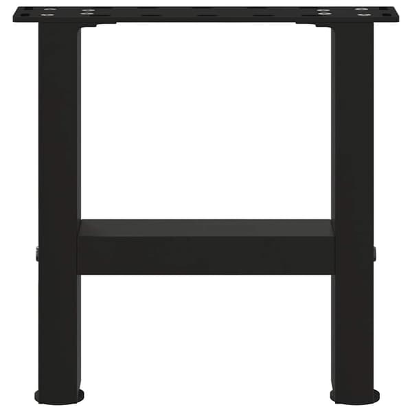 Soffbordsben svarta 2 st 40x(30-31) cm stål