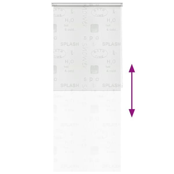Rullgardin för dusch 120x240 cm stänk