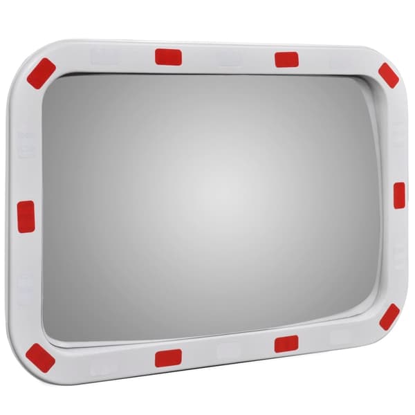 Konvex trafikspegel PC-Plast 40 x 60 cm med reflexer