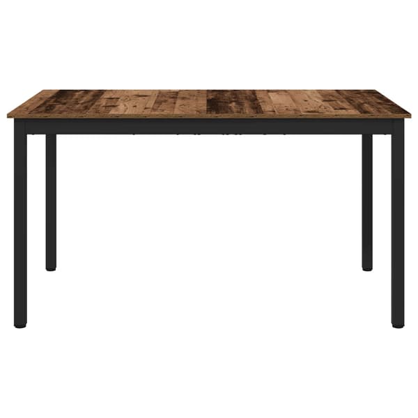Matbord 140 x 80 x 75 cm METALL Rektangulär