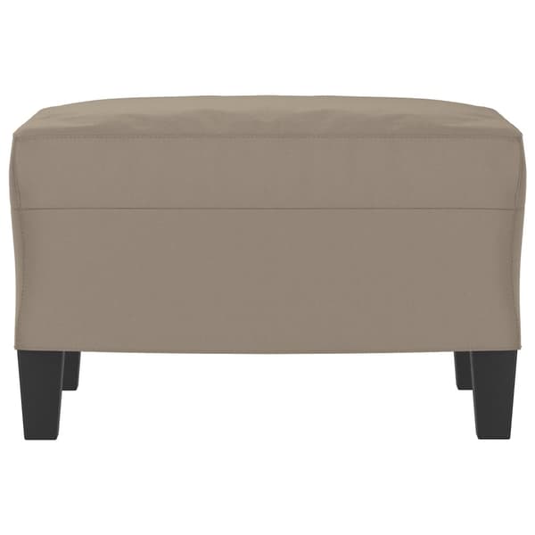 Fotpall brun 60x50x41 cm mikrofibertyg