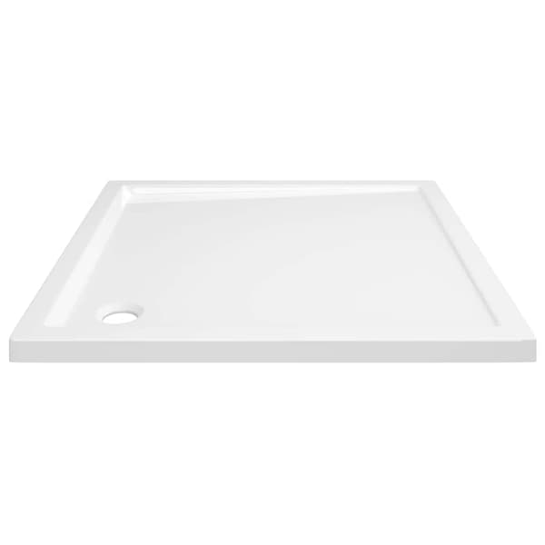 Duschkar fyrkantigt ABS vit 80x80 cm