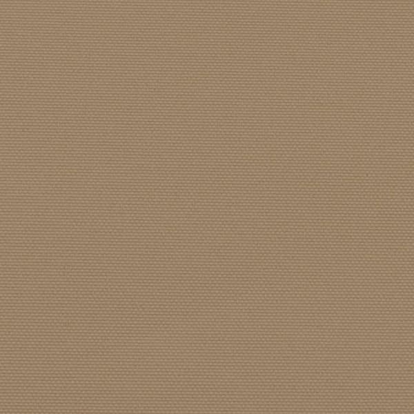 Infällbar sidomarkis taupe 140x1000 cm