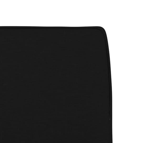 Loungestol svart 52x75x76 cm tyg