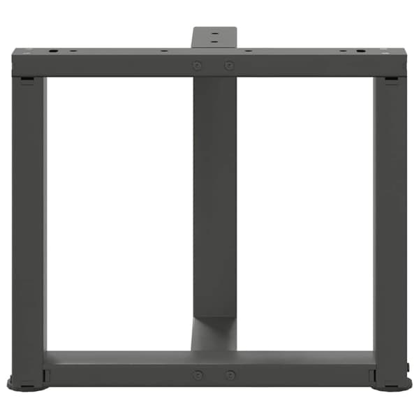 Soffbordsben T-formade 2 st antracit 50x25x(42-43) cm stål